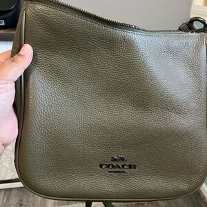 Olive green coach purse